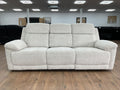 Owen Electric Recliner Sofa 3 Seater Beige