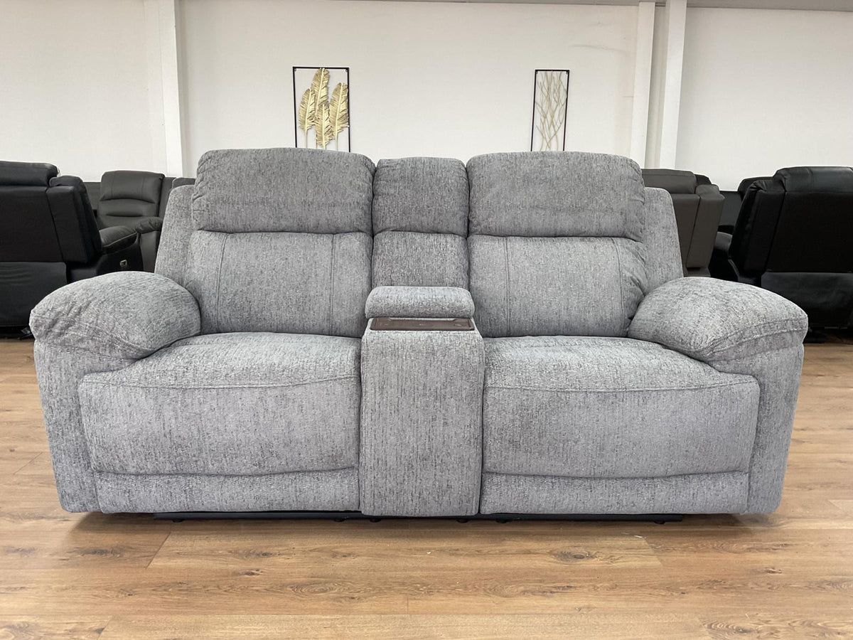 Owen Electric Recliner Sofa 2 Seater Grey