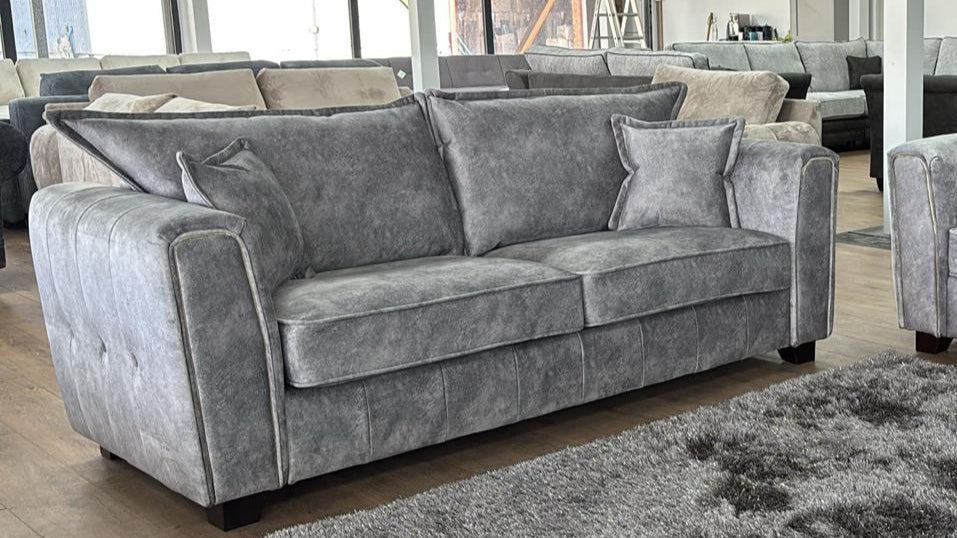 Serena Sofa 3 Seater Grey