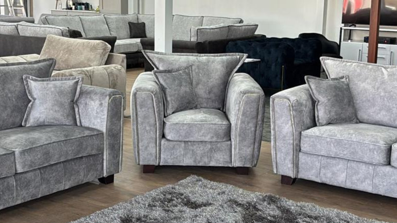 Serena Sofa Armchair Grey