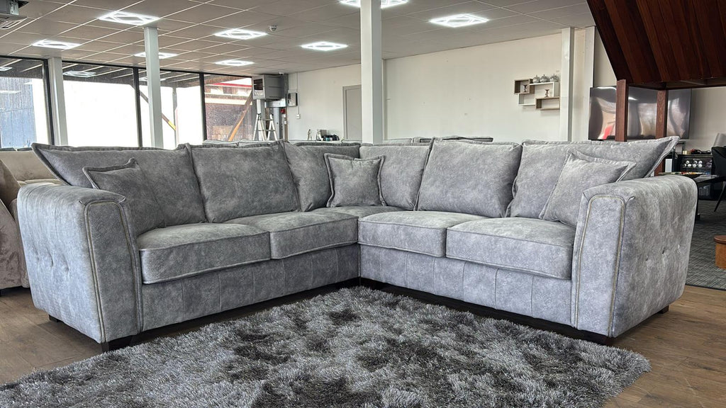 Serena Sofa Large Corner Grey