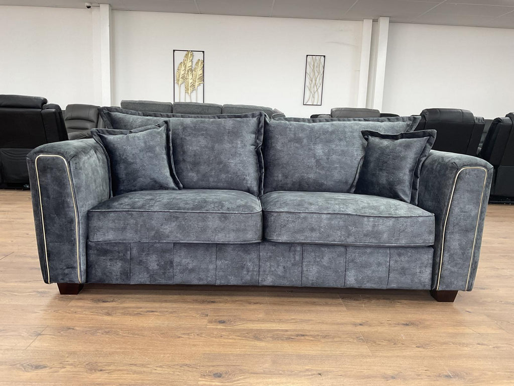 Serena Sofa 3 Seater Black