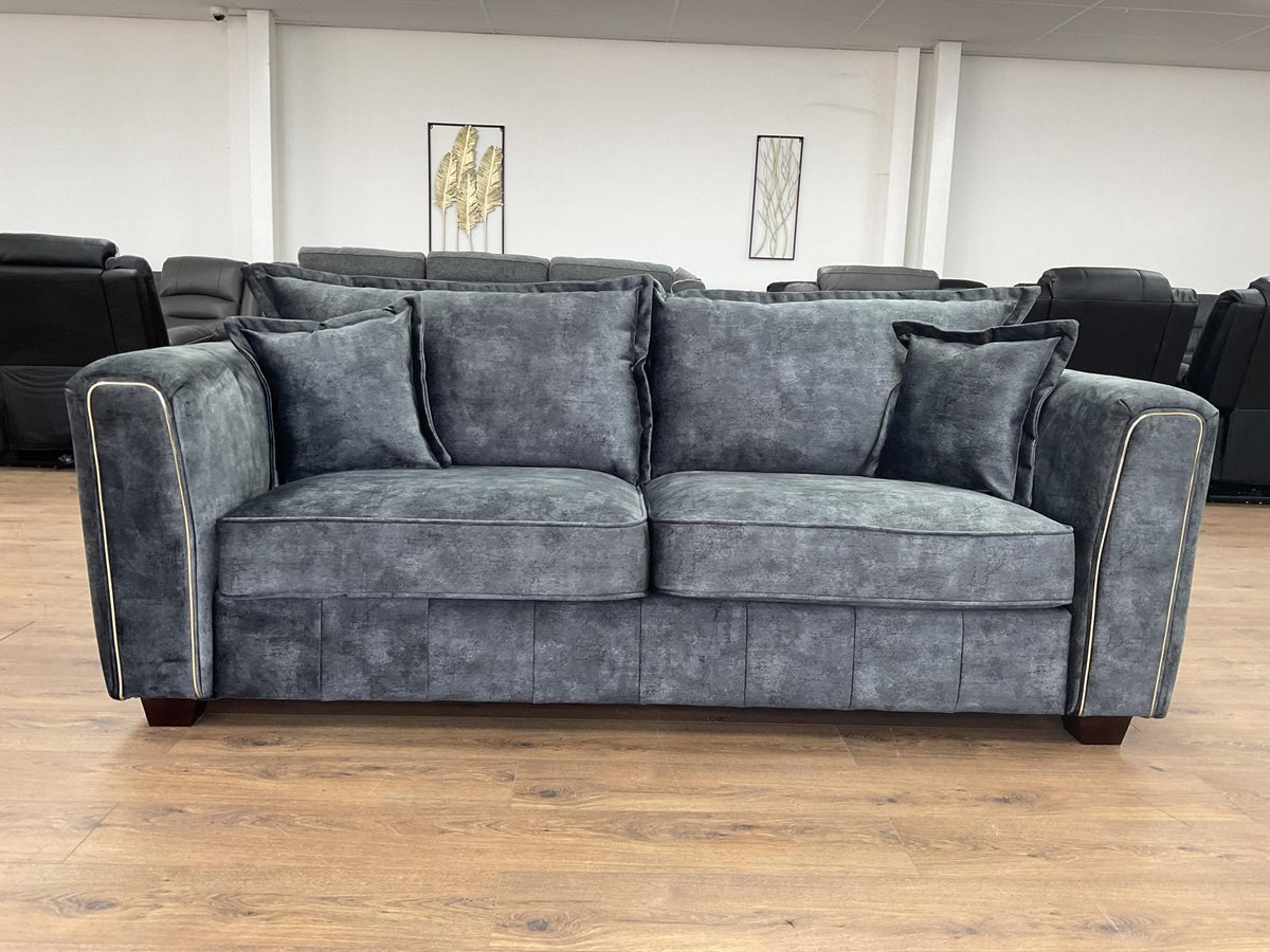 Serena Sofa 3 Seater Black