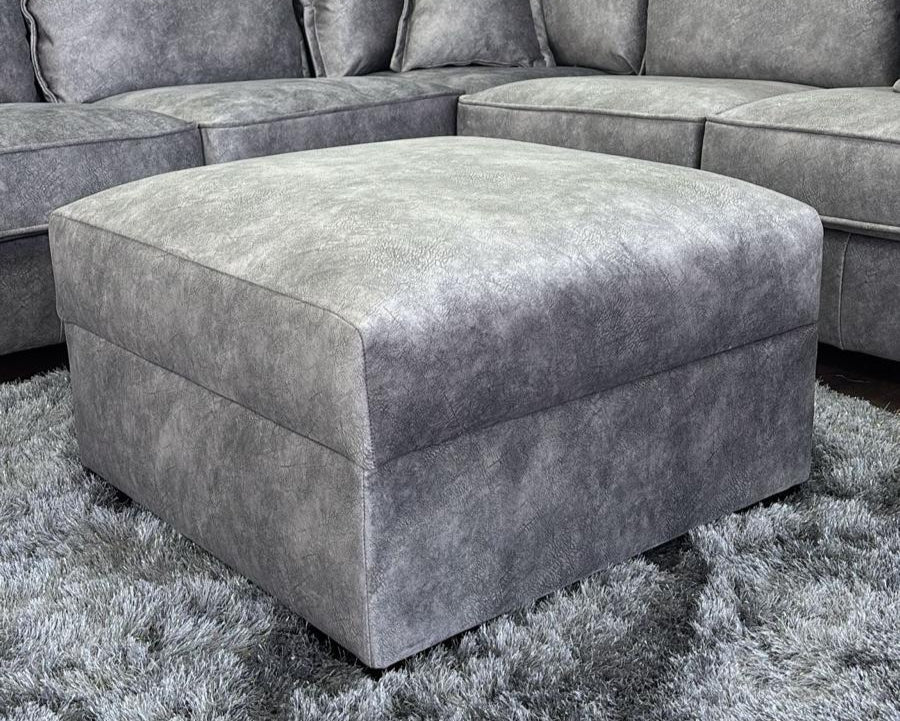 Serena Sofa Footstool Grey