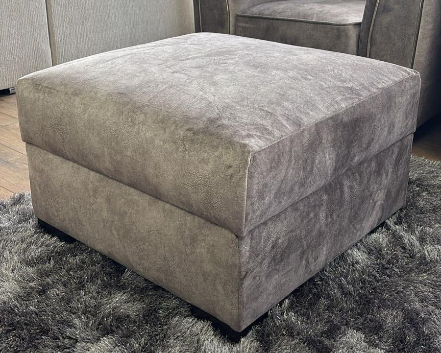 Serena Sofa Footstool Brown