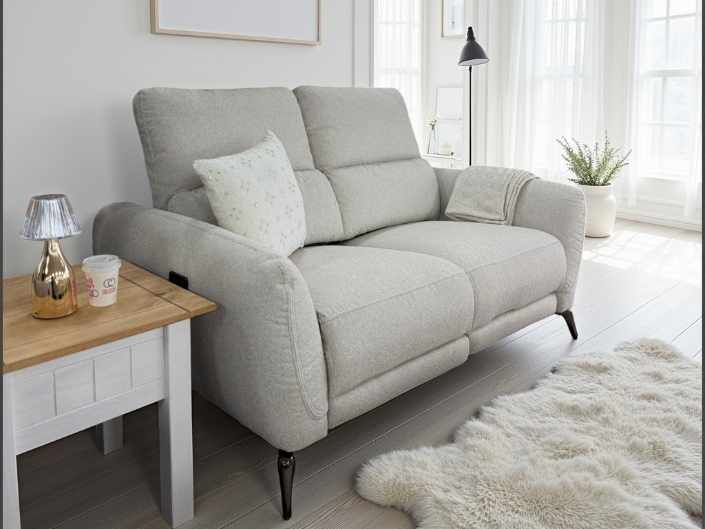 Sorrento Electric Recliner 2 Seater Beige