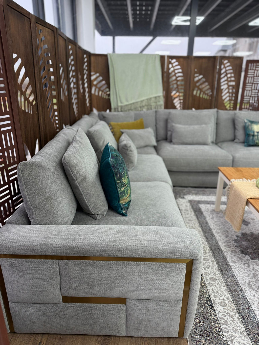 Jupiter Sofa Large Corner Grey