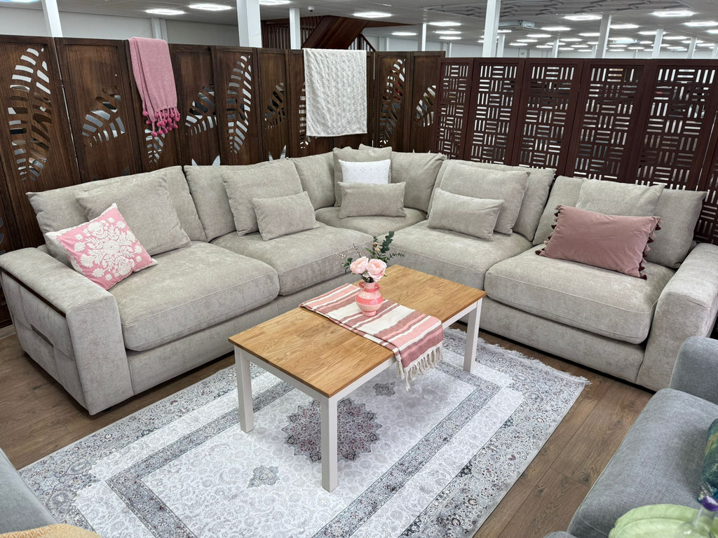 Jupiter Sofa Large Corner Beige