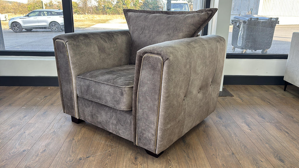 Serena Sofa Armchair Brown