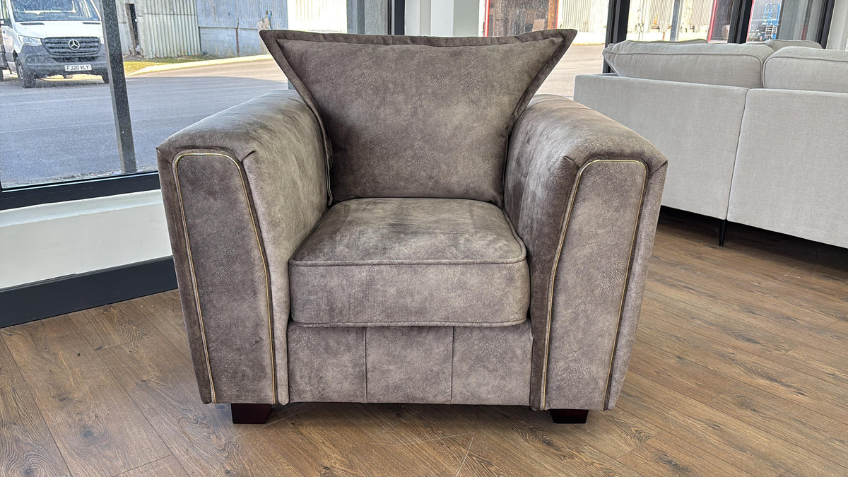 Serena Sofa Armchair Brown