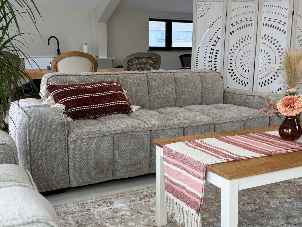 Paris Sofa 3 Seater Beige