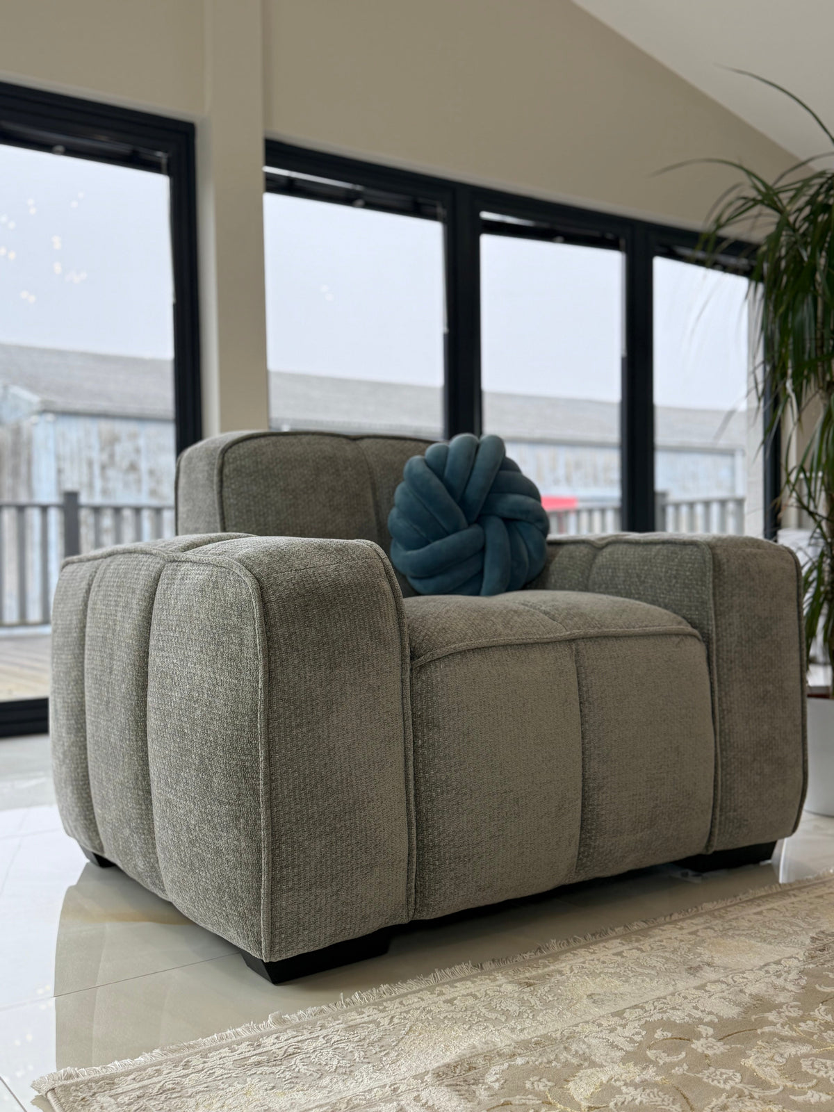 Paris Sofa Armchair Grey