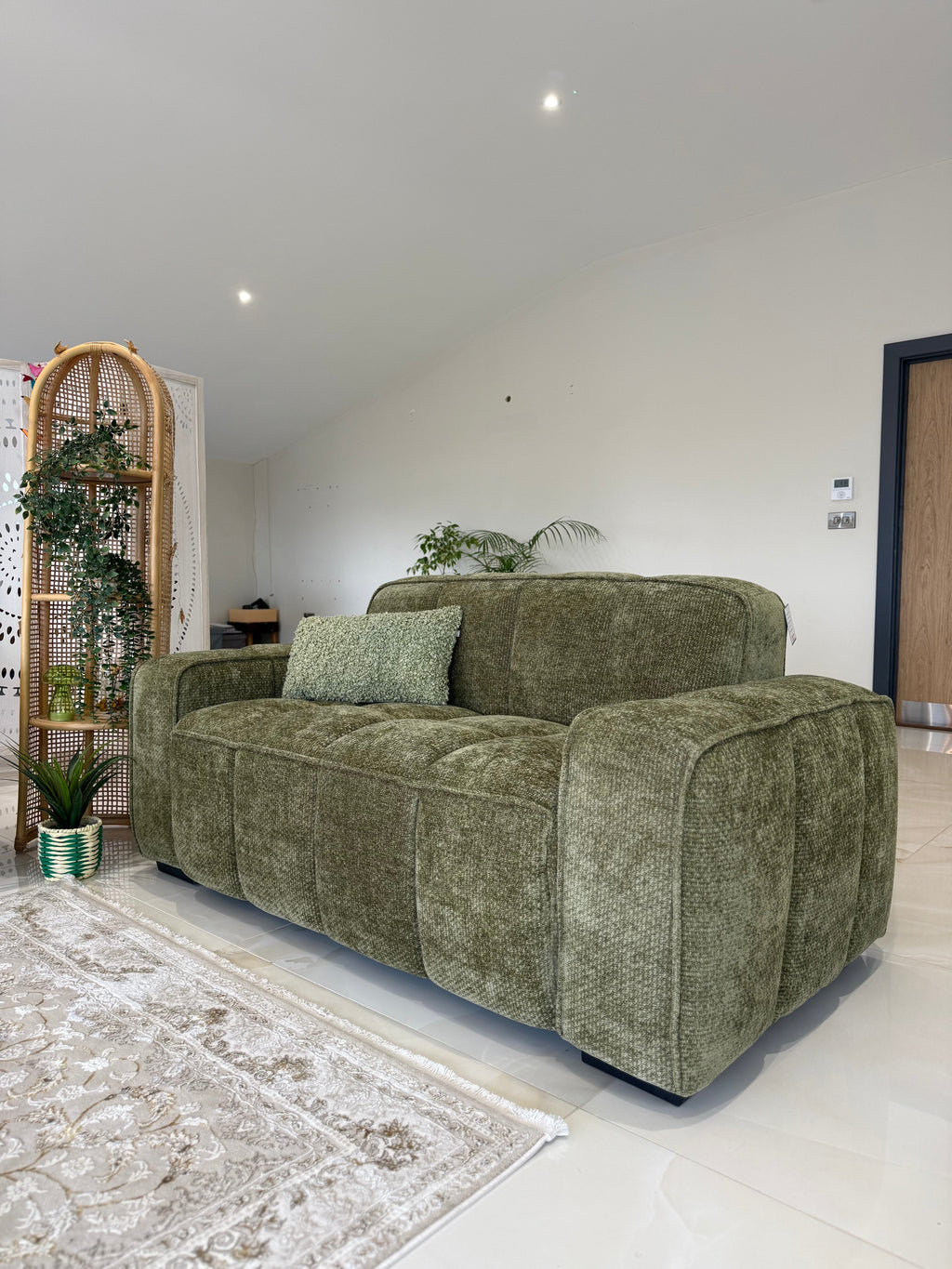 Paris Sofa 2 Seater Olive