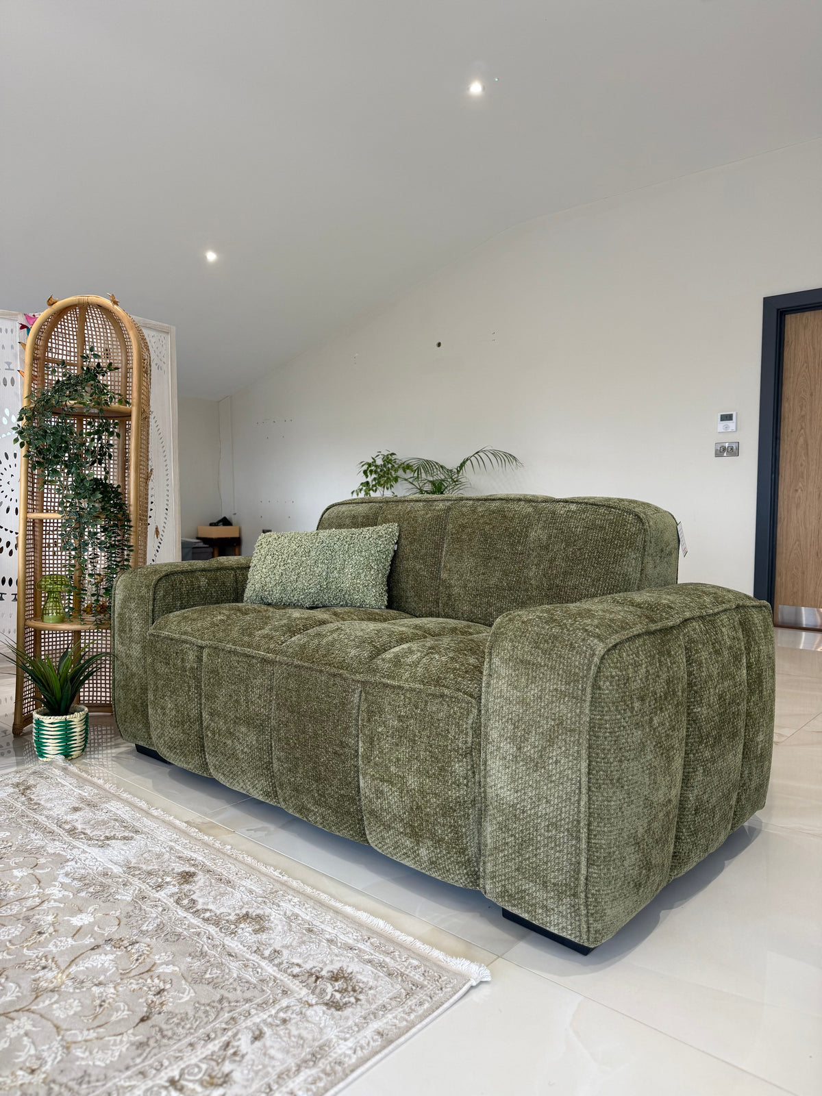 Paris Sofa 2 Seater Olive