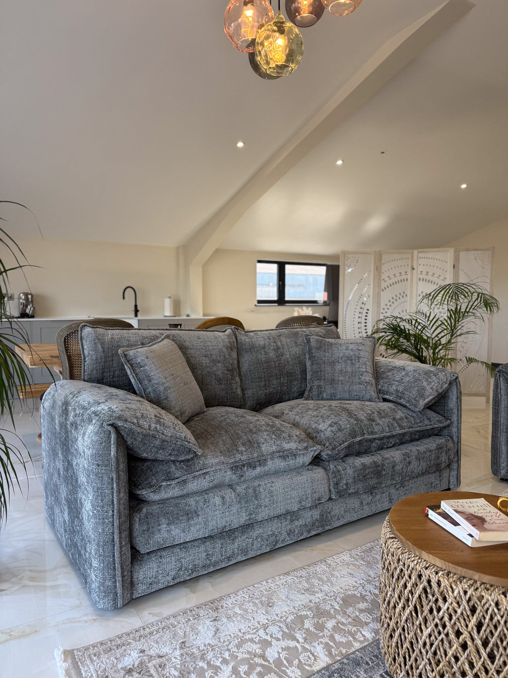Solaya Sofa 3 Seater Grey