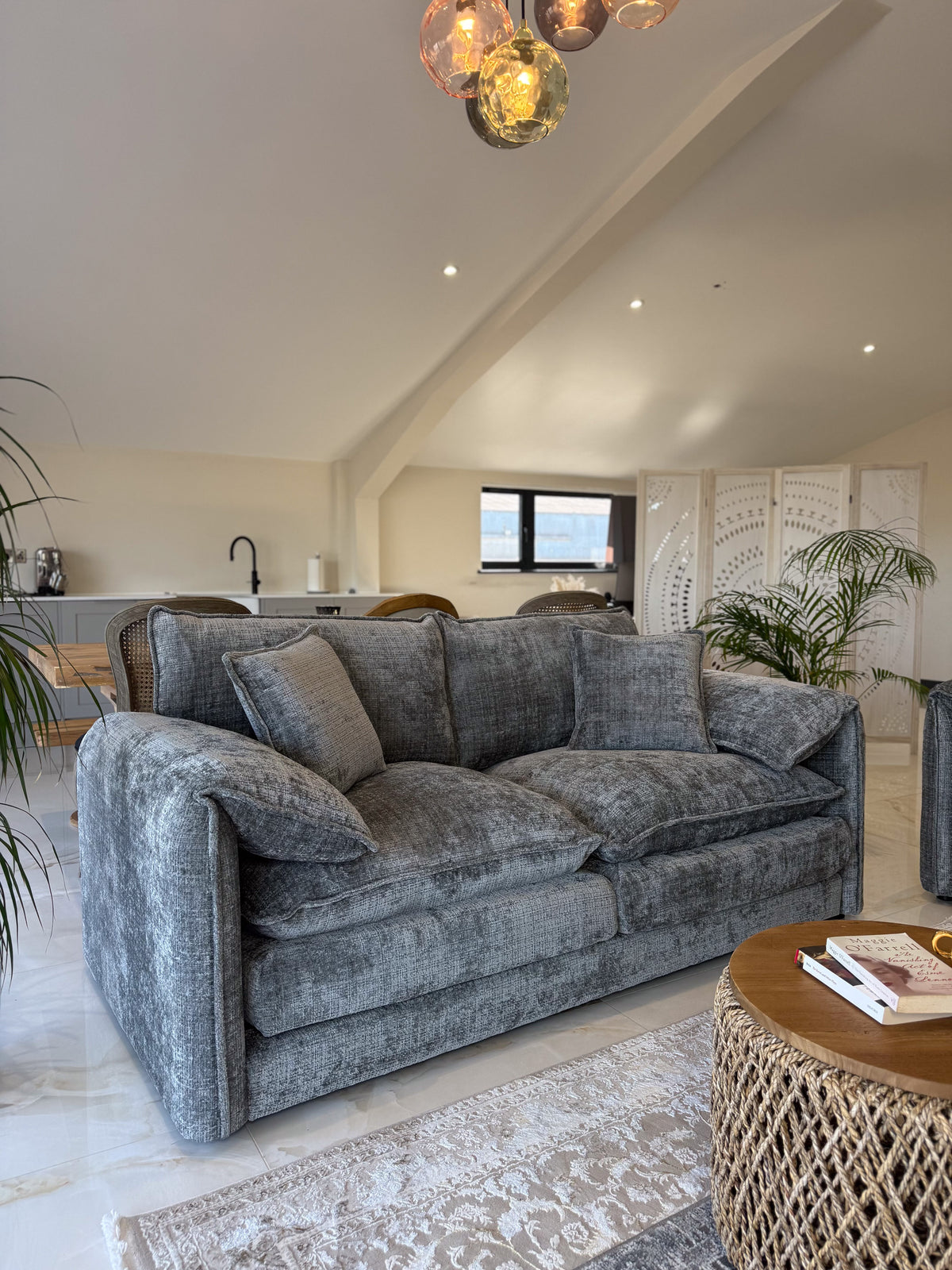 Solaya Sofa 3 Seater Grey