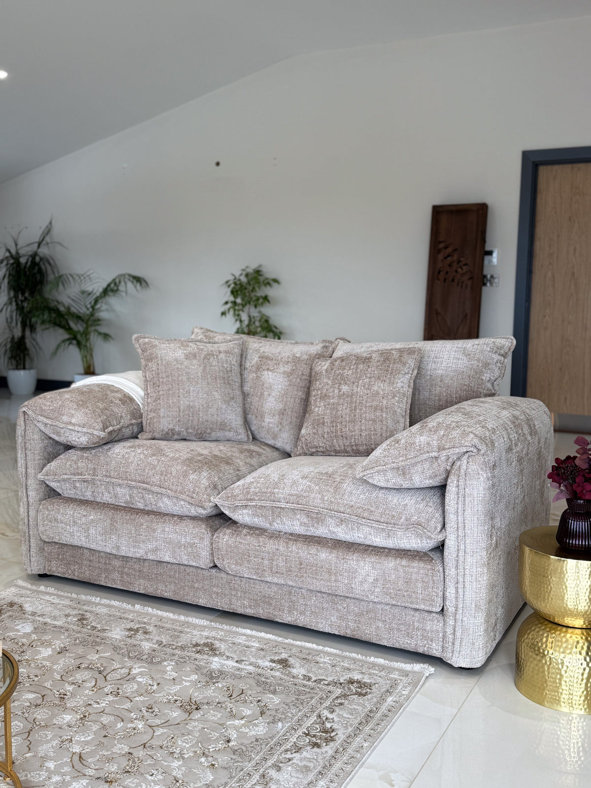 Solaya Sofa 2 Seater Beige