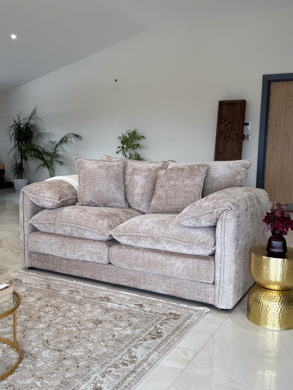 Solaya Sofa 2 Seater Beige