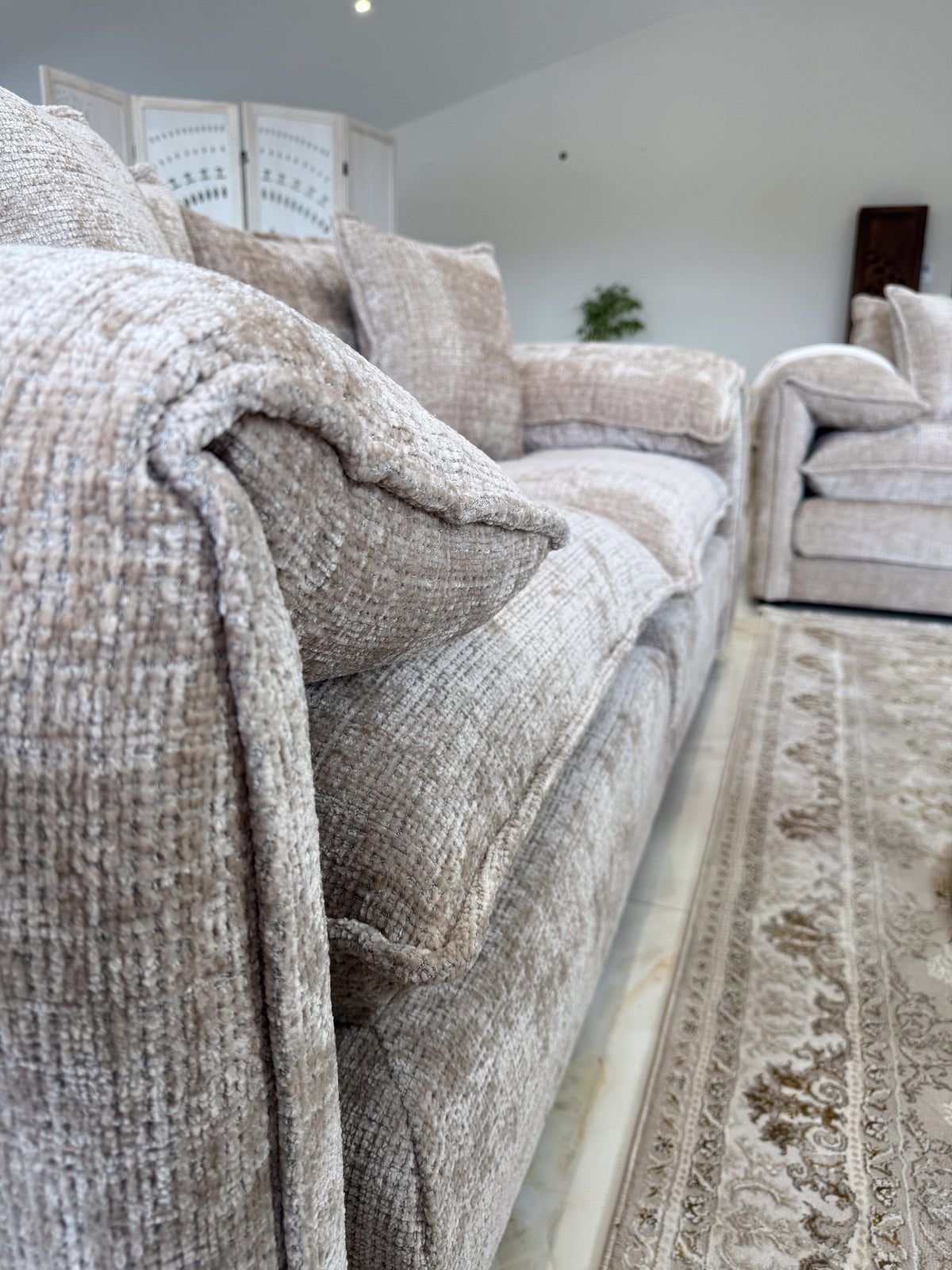 Solaya Sofa 3 Seater Beige