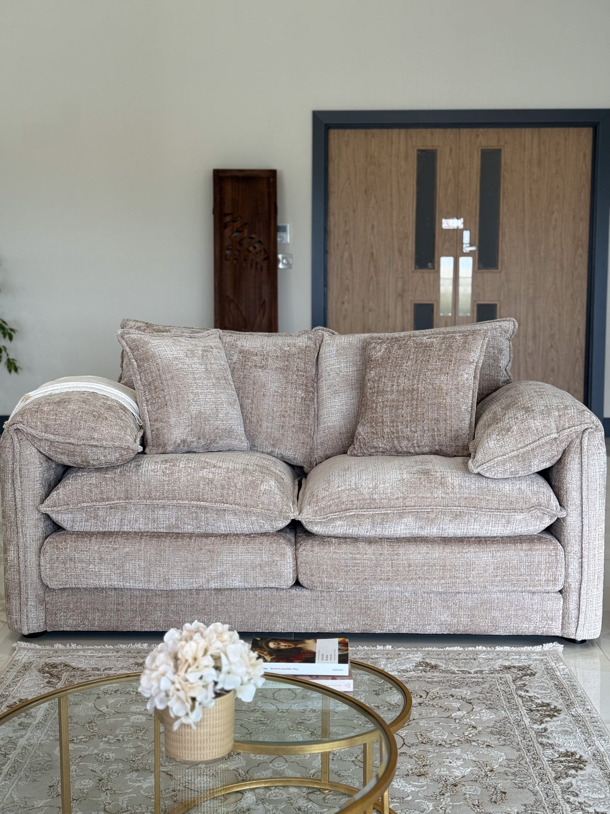 Solaya Sofa 2 Seater Beige