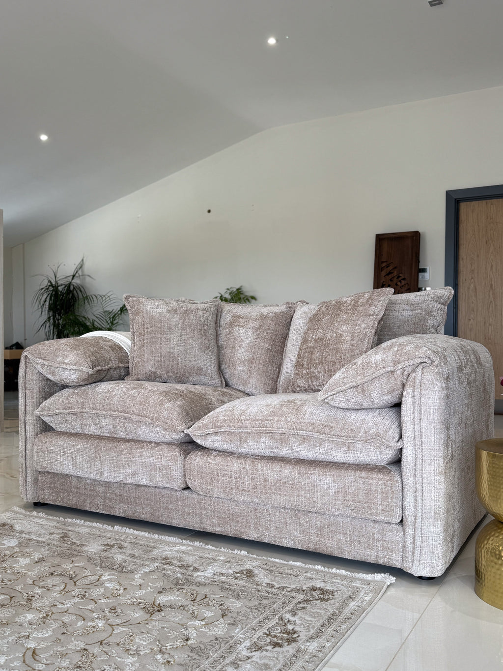 Solaya Sofa 2 Seater Beige
