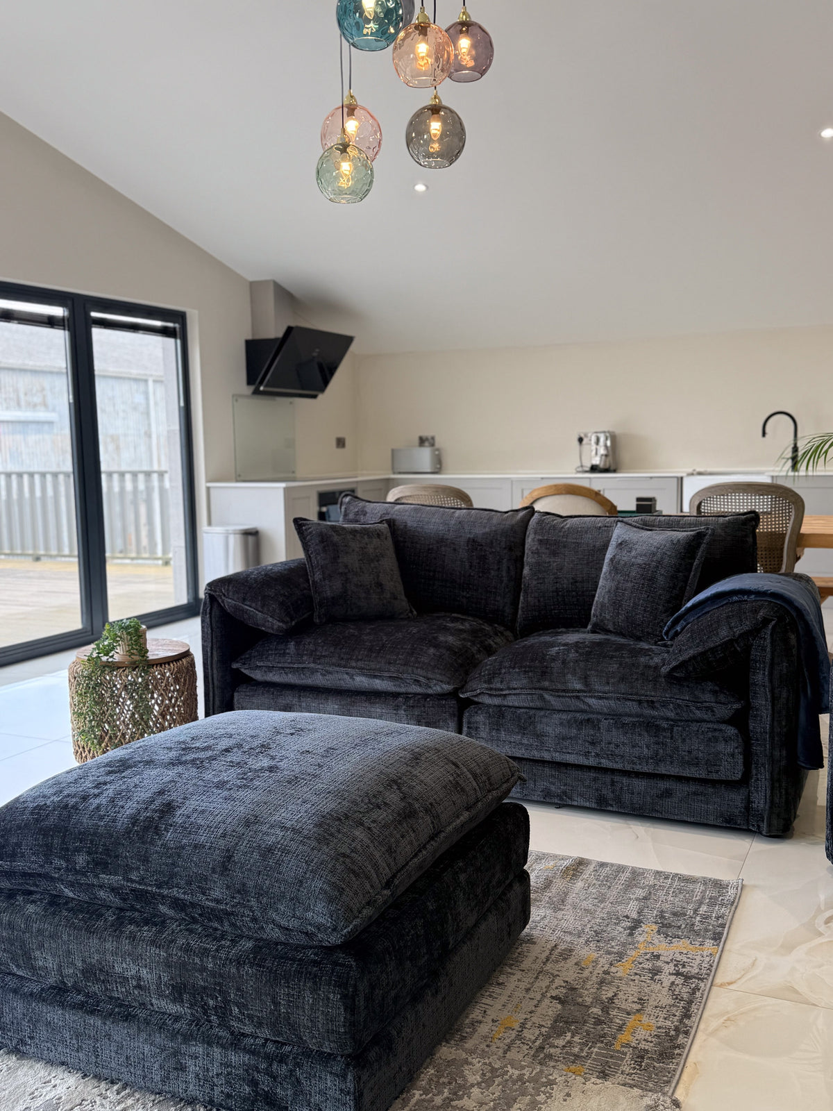 Solaya Sofa 3 Seater Black