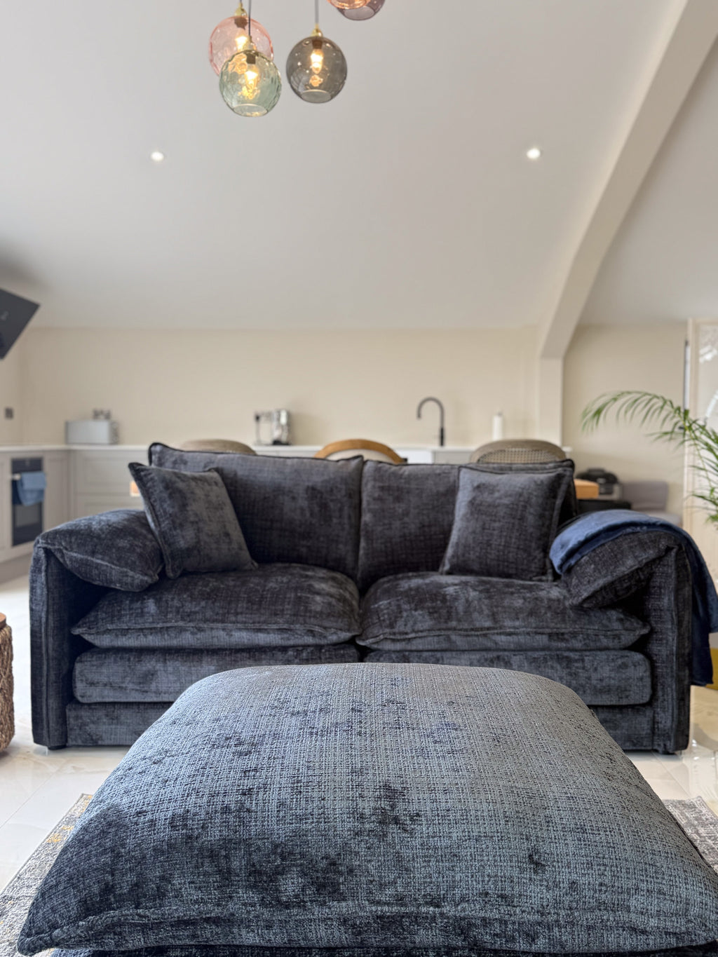 Solaya Sofa 3 Seater Black