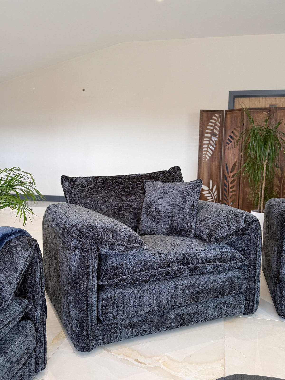 Solaya Sofa Armchair Black