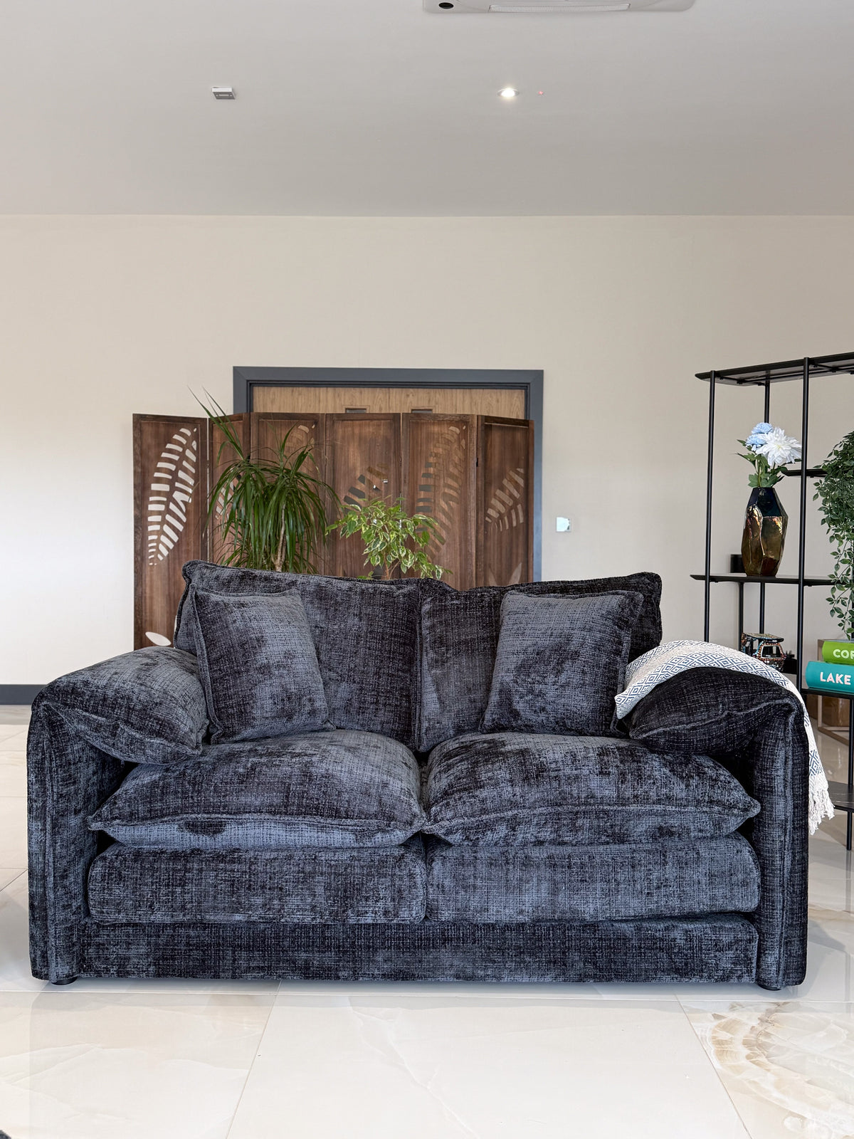 Solaya Sofa 2 Seater Black
