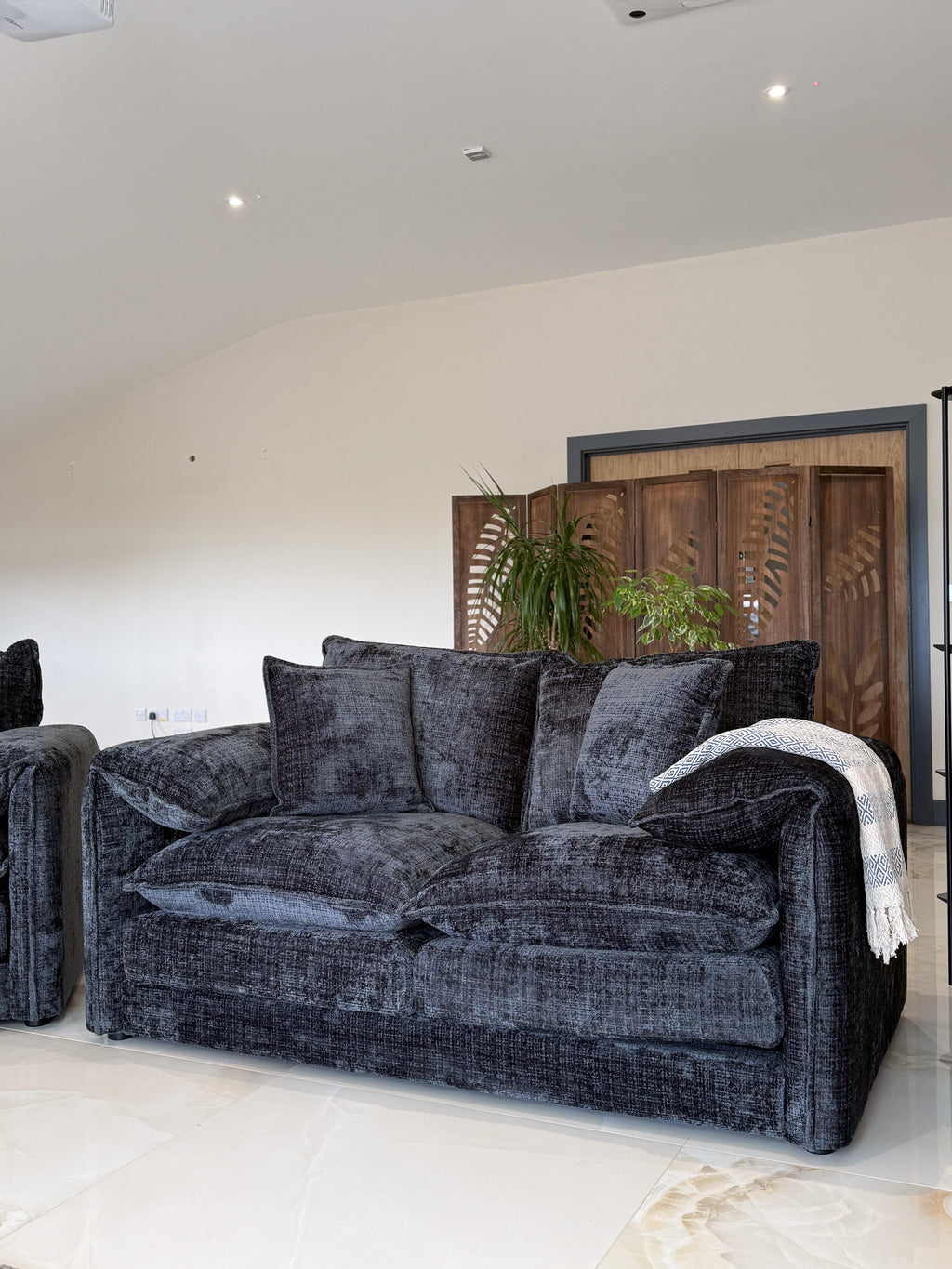 Solaya Sofa 2 Seater Black