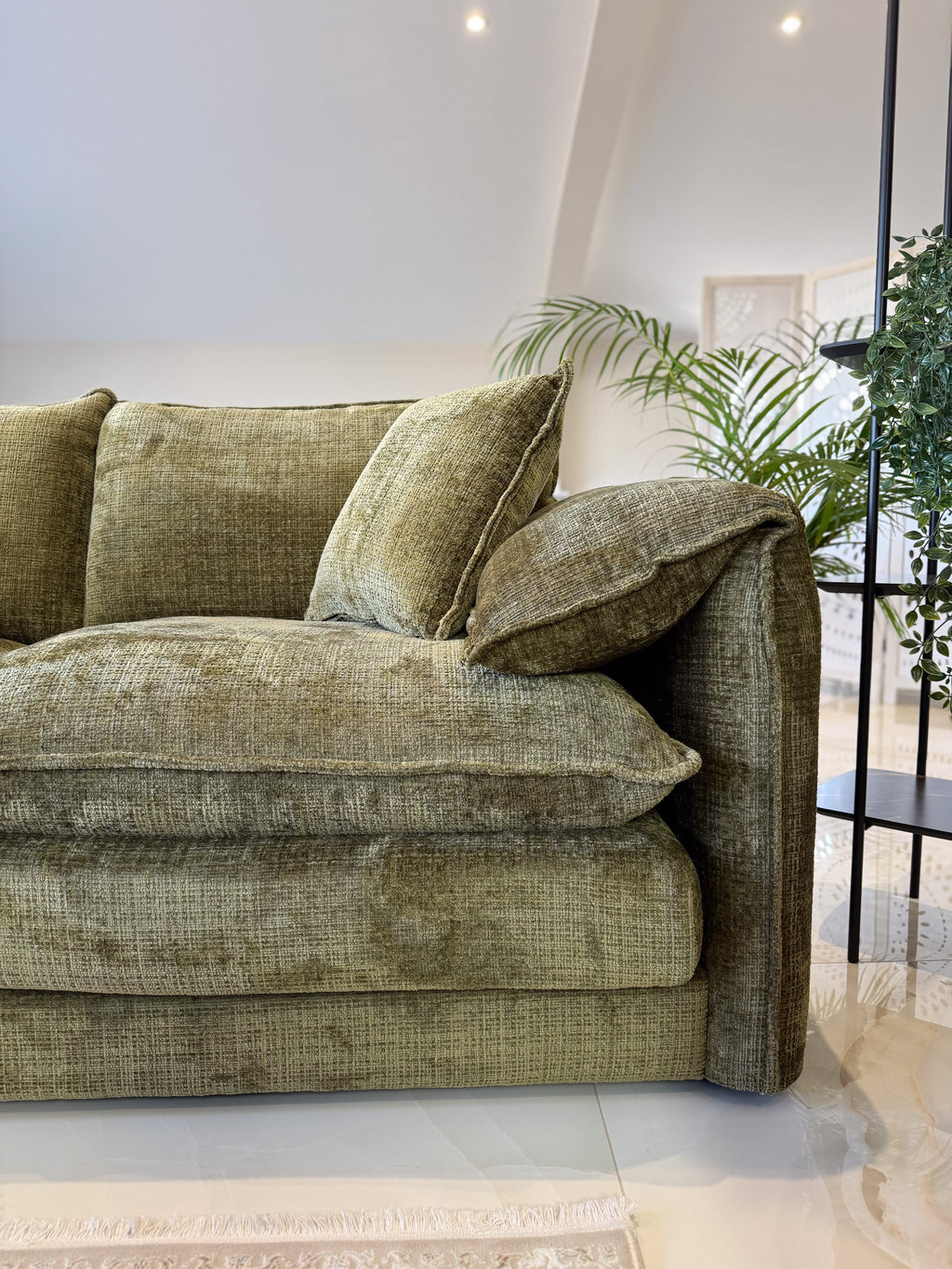 Solaya Sofa 3 Seater Green