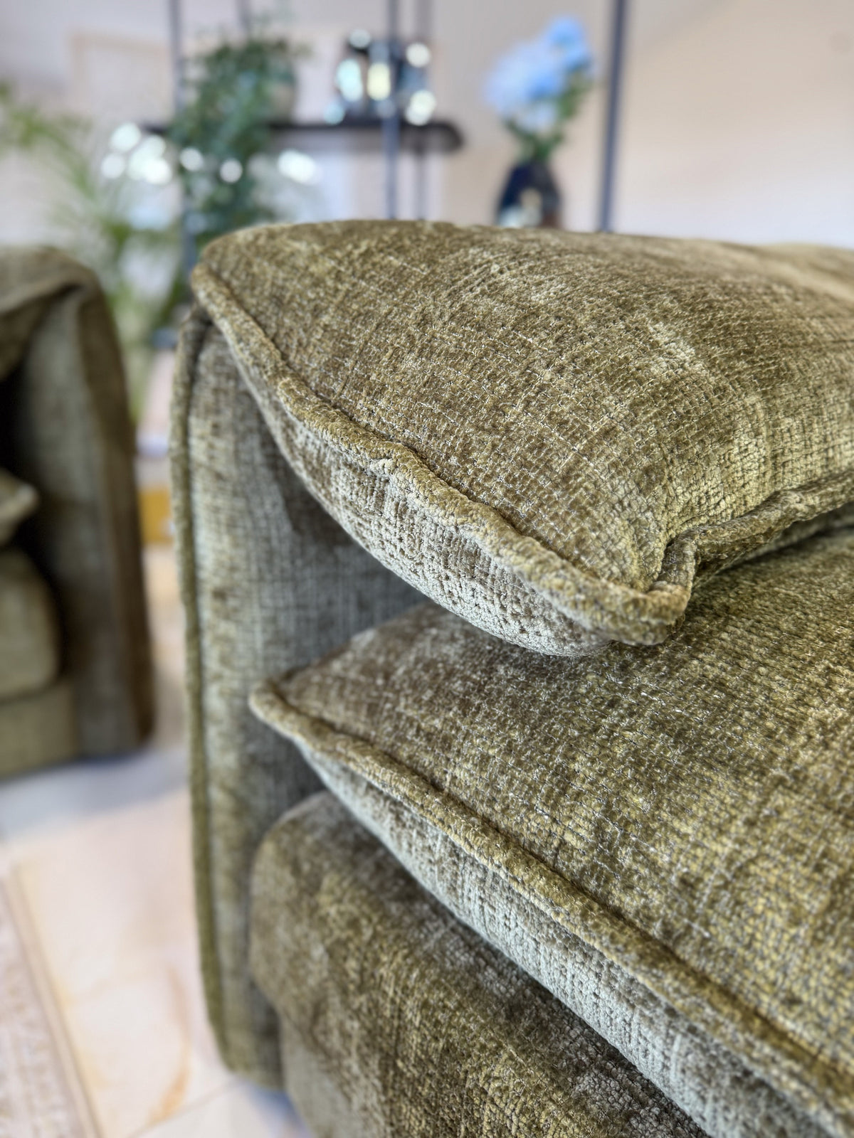 Solaya Sofa 3 Seater Green