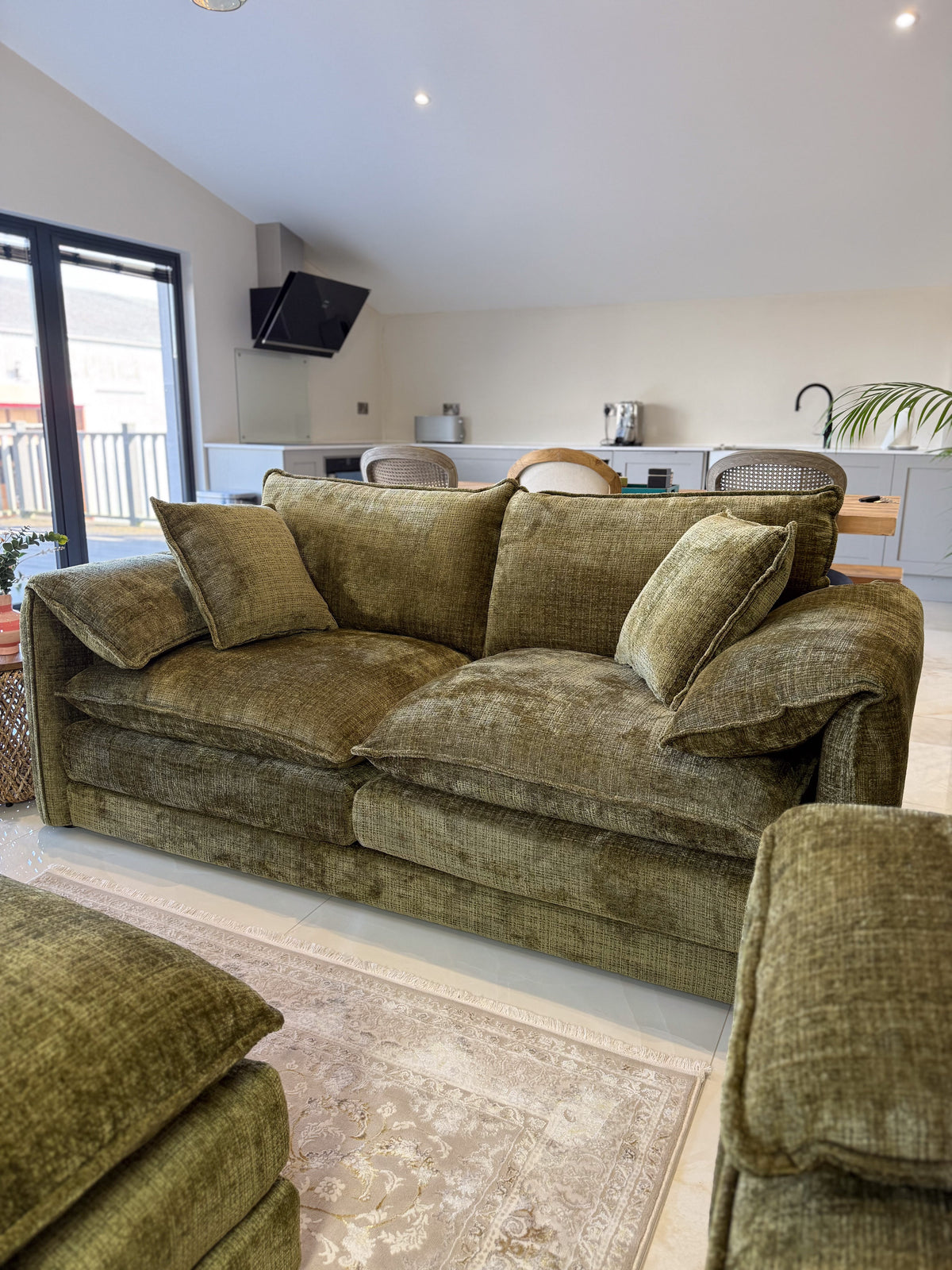 Solaya Sofa 3 Seater Green