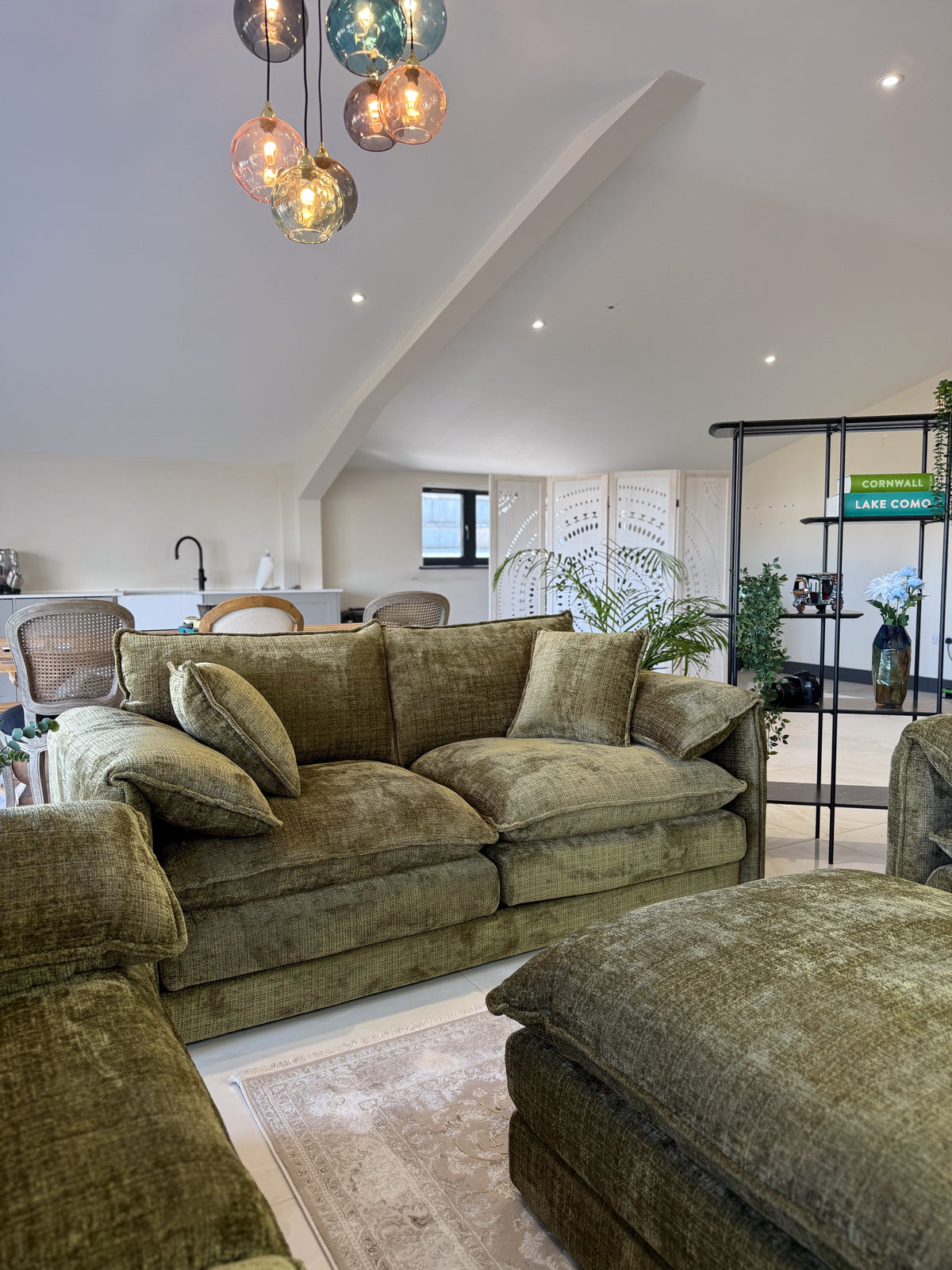 Solaya Sofa 3 Seater Green