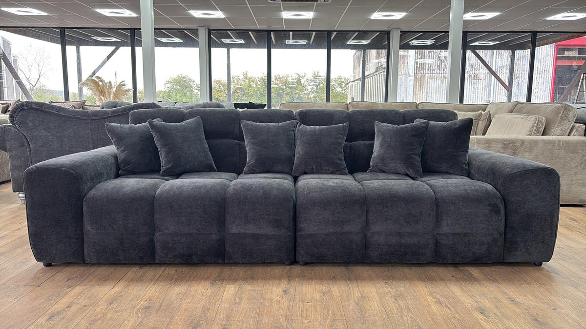 Jacob Sofa 4 Seater Black