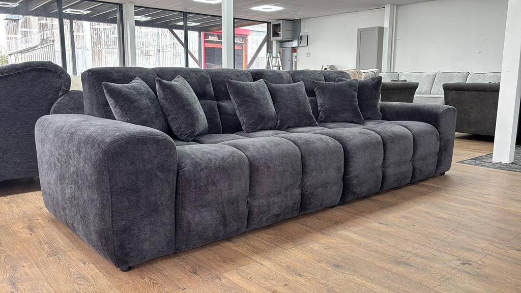 Jacob Sofa 4 Seater Black