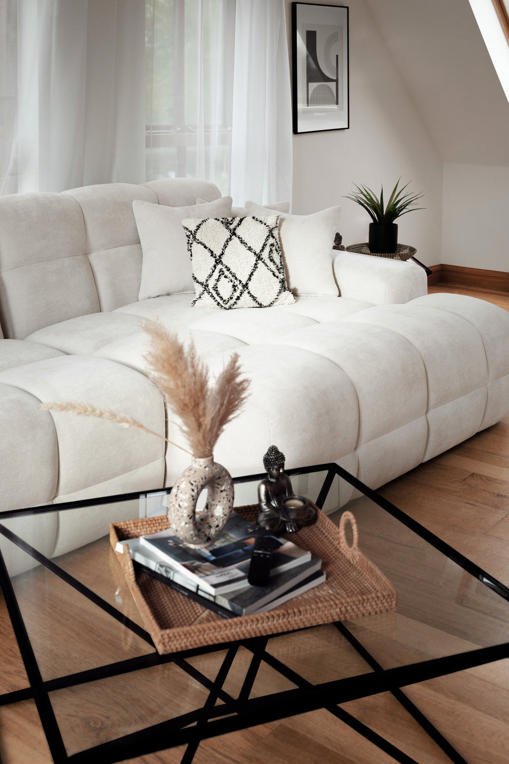 Jacob Sofa Right Hand Facing Corner Natural