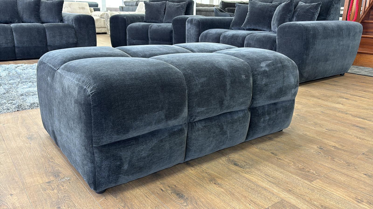 Jacob Sofa Footstool Black