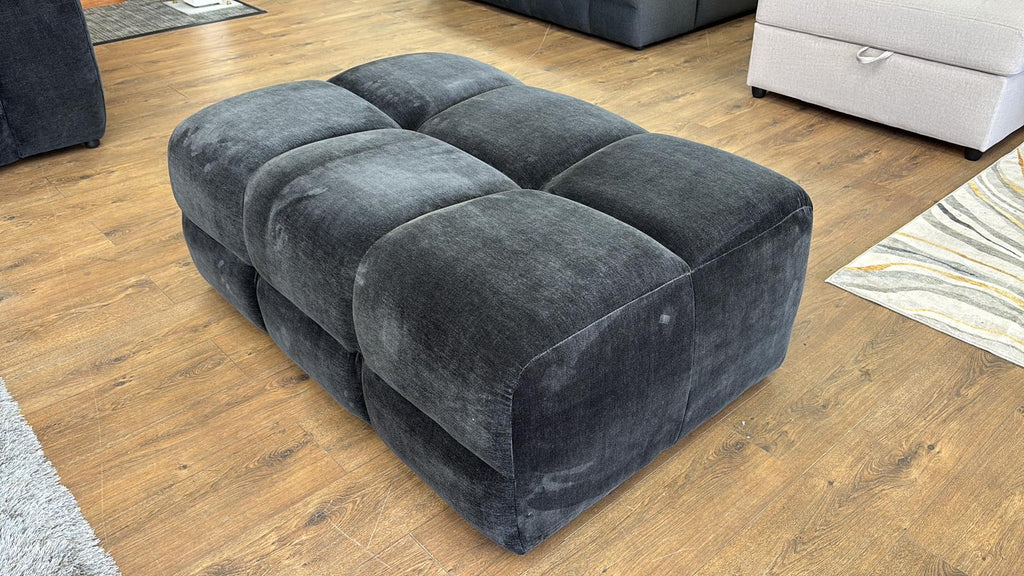 Jacob Sofa Footstool Black