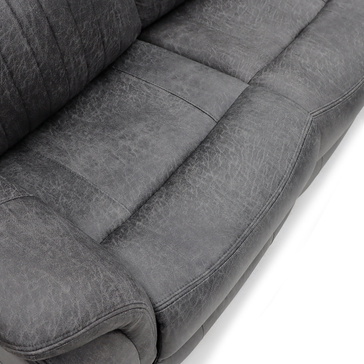 Leon Electric Recliner Sofa Grey 2 Seater