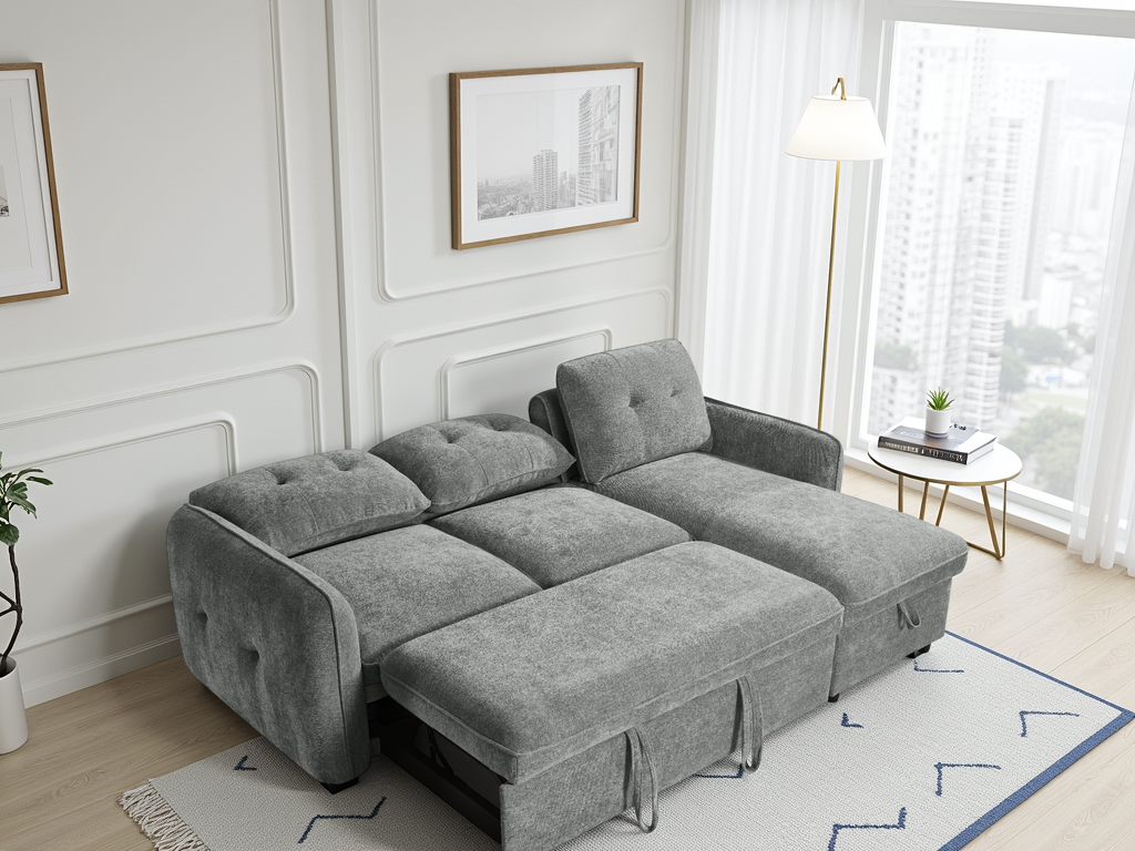 Moscow Sofabed Universal Corner Grey