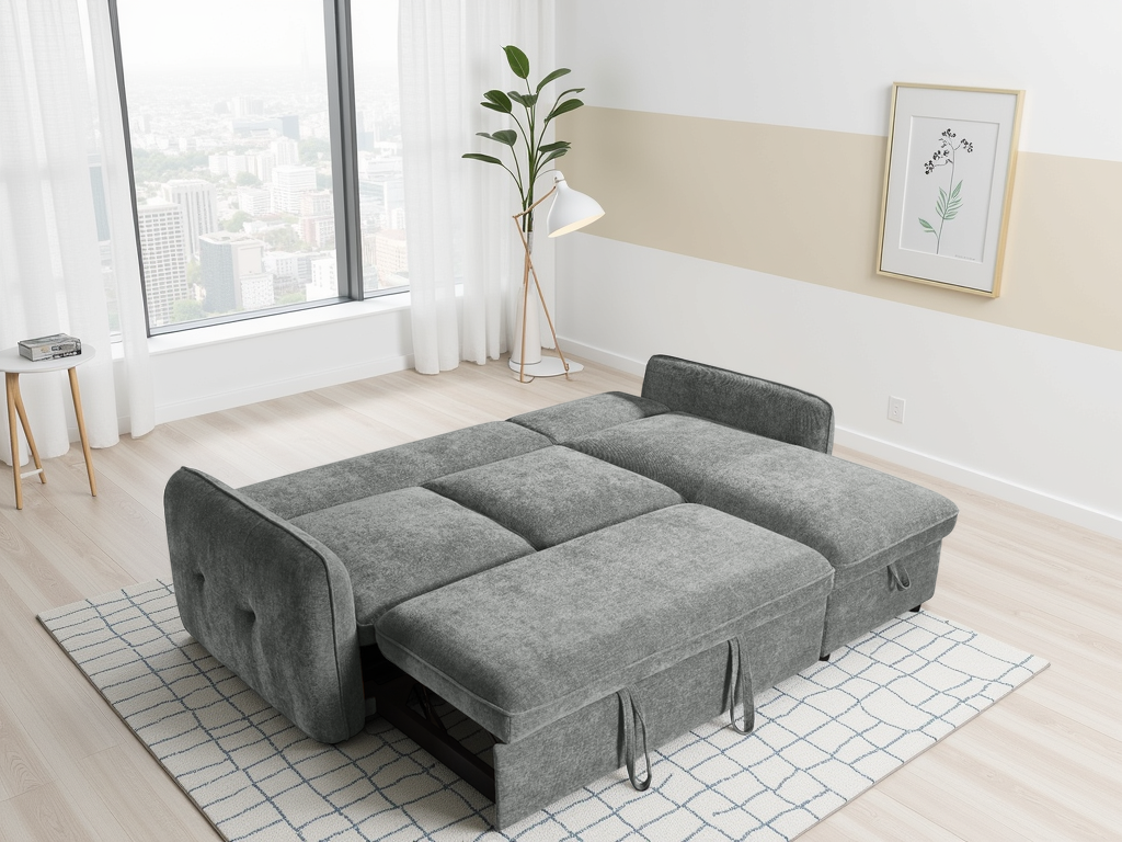 Moscow Sofabed Universal Corner Grey