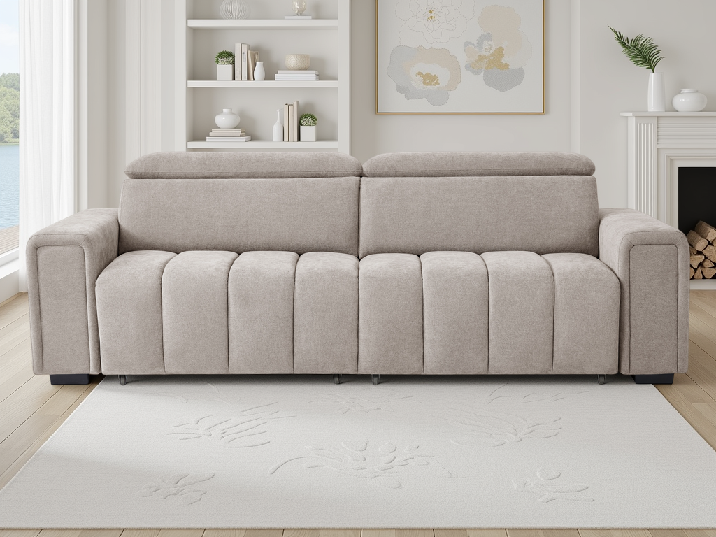 Molly Electric Sofabed 3 Seater Beige