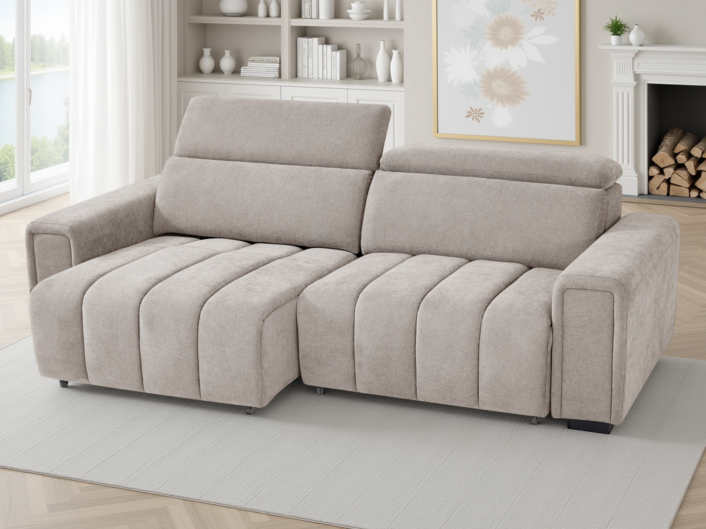 Molly Electric Sofabed 3 Seater Beige