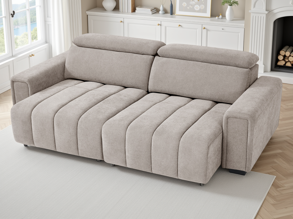 Molly Electric Sofabed 3 Seater Beige