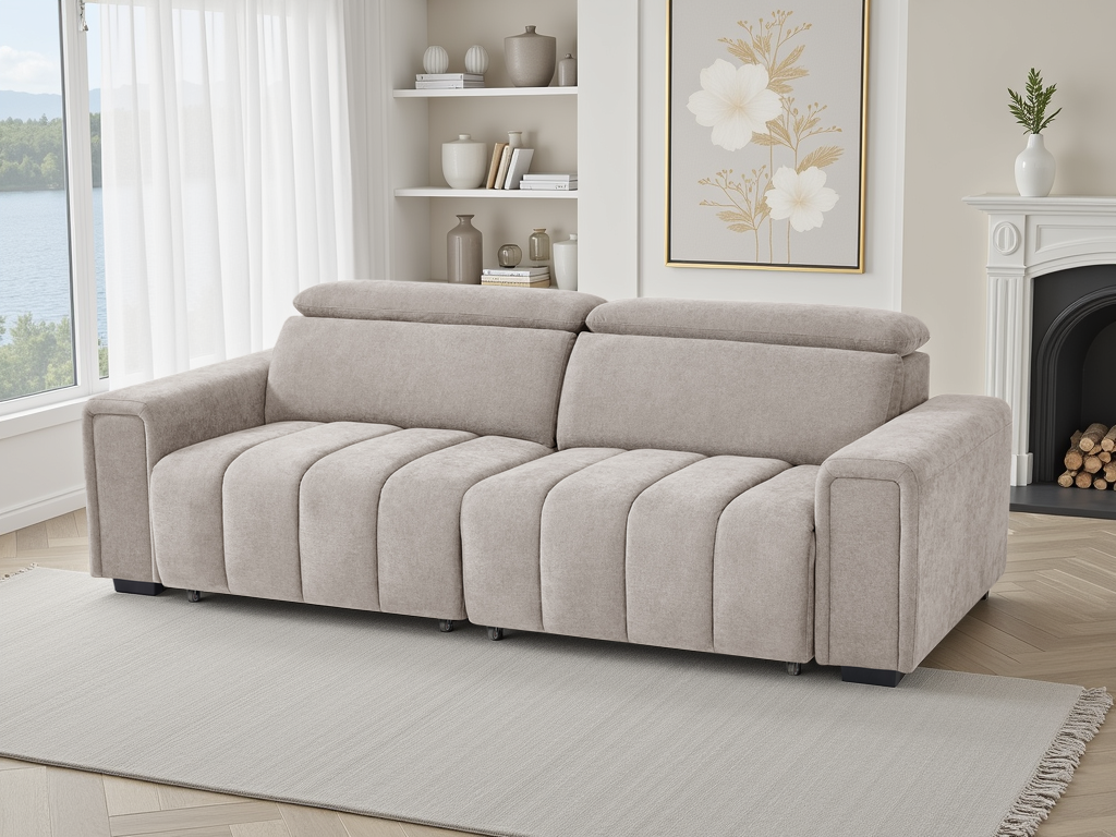 Molly Electric Sofabed 3 Seater Beige