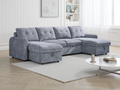 Moscow Sofabed U Shape Corner Grey