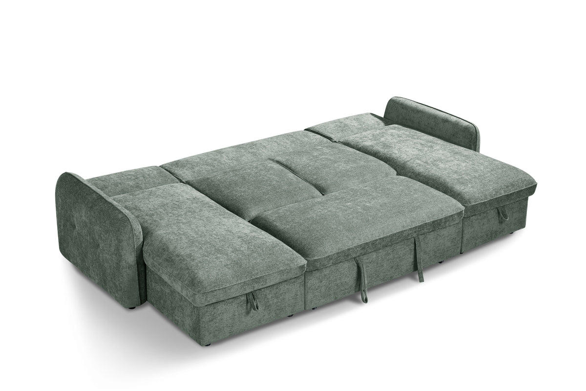 Moscow Sofabed U Shape Corner Green