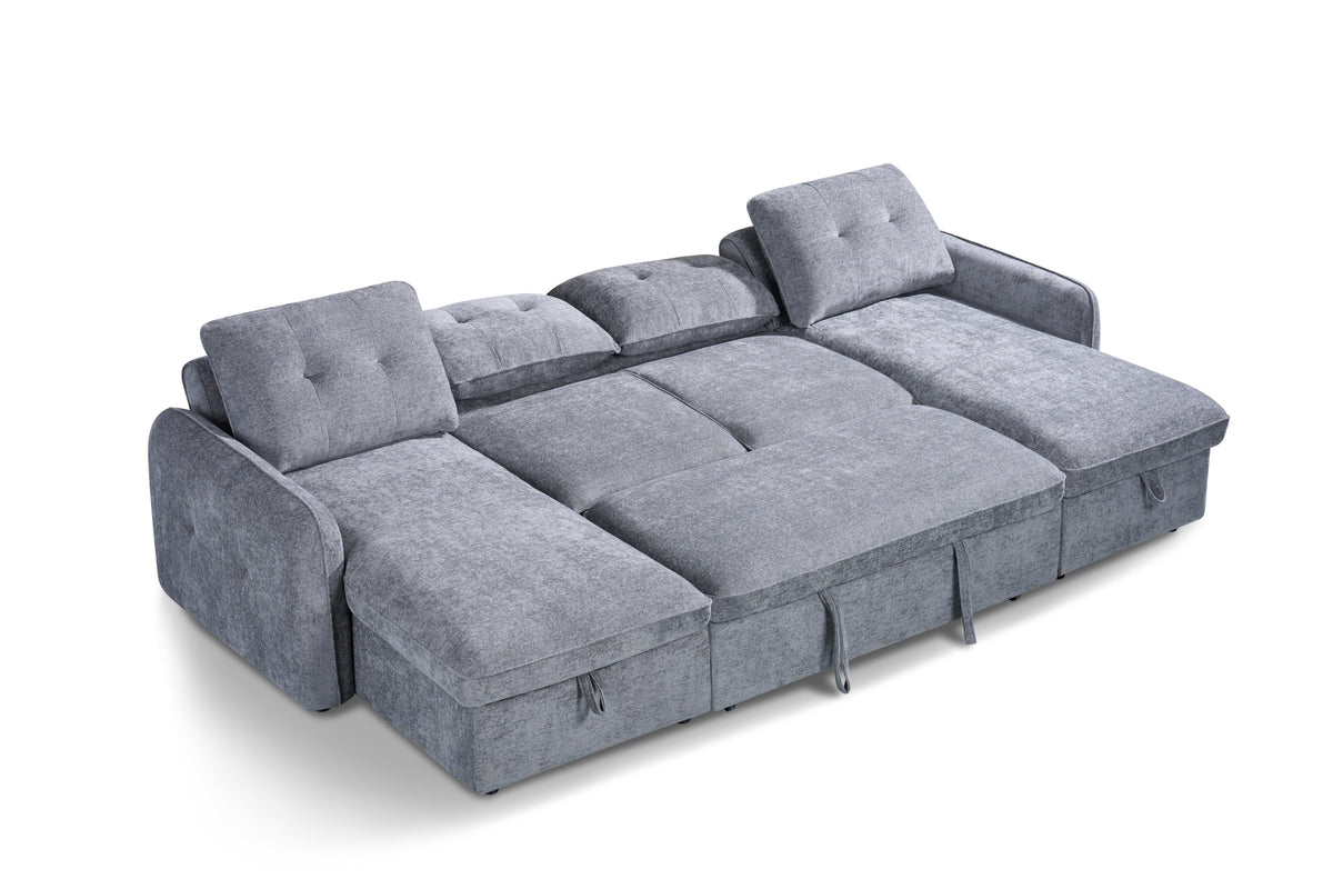 Moscow Sofabed U Shape Corner Grey