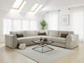 Naples Sofa Large Corner Beige
